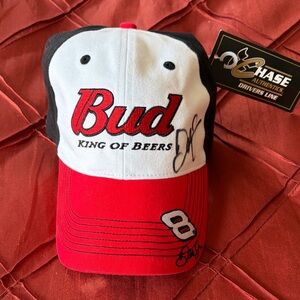 AUTOGRAPHED by Dale Jr. Bud King of Beers Adjustable Hat